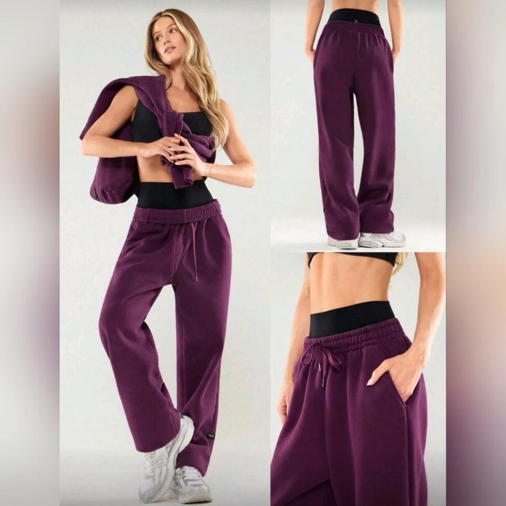 Heavyweight Fleece Oversized Fit Joggers NWT SZ Large - Picture 6 of 7